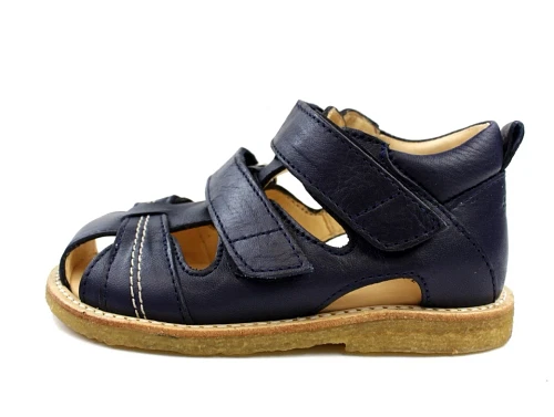 Angulus sandal navy med velcro